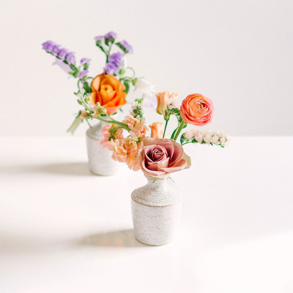 Signature Bud Vase — Rose Coloured | Flower Shop + Event Florals